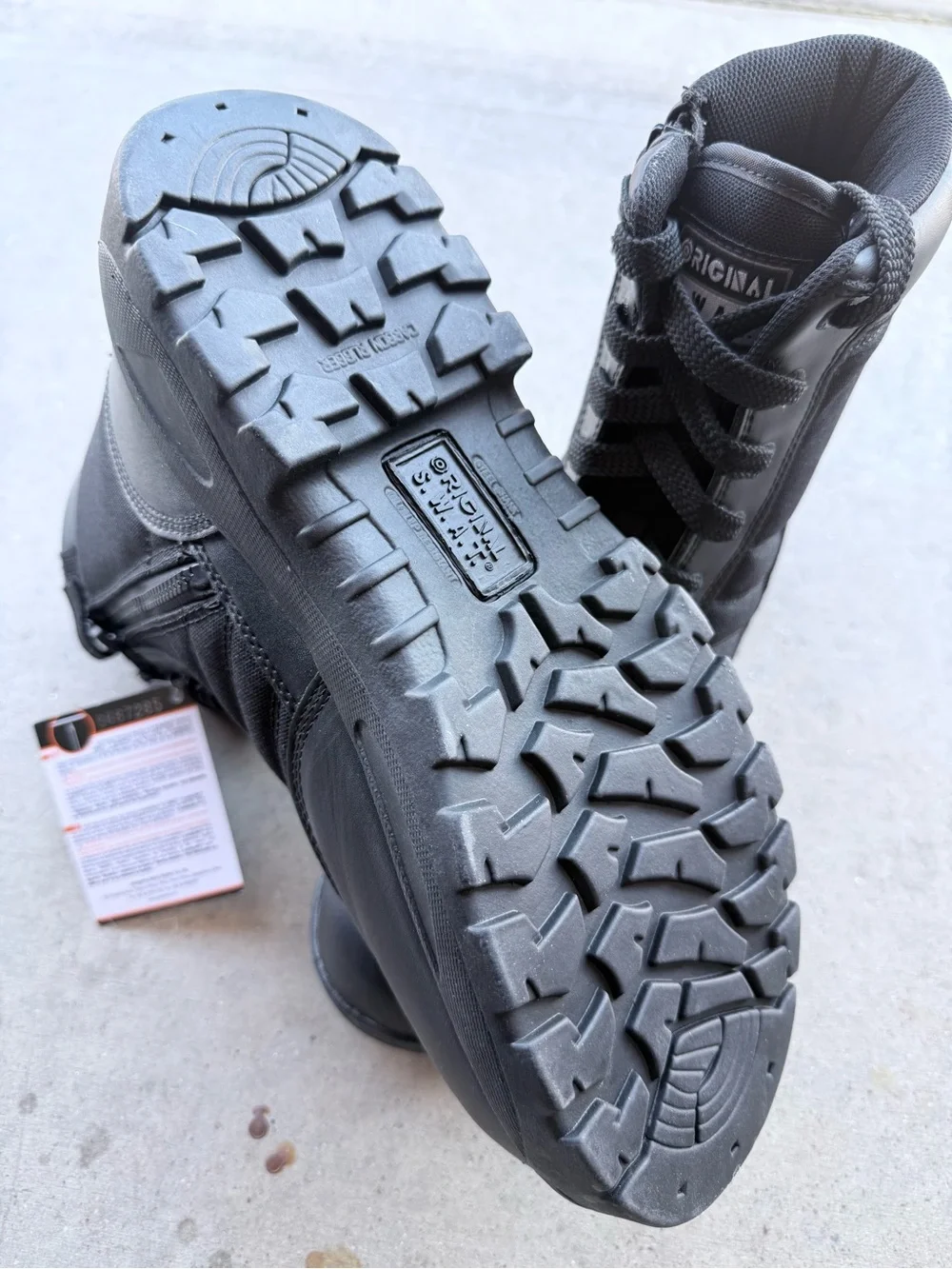 Men's Black Safety Toe Tactical Boots
